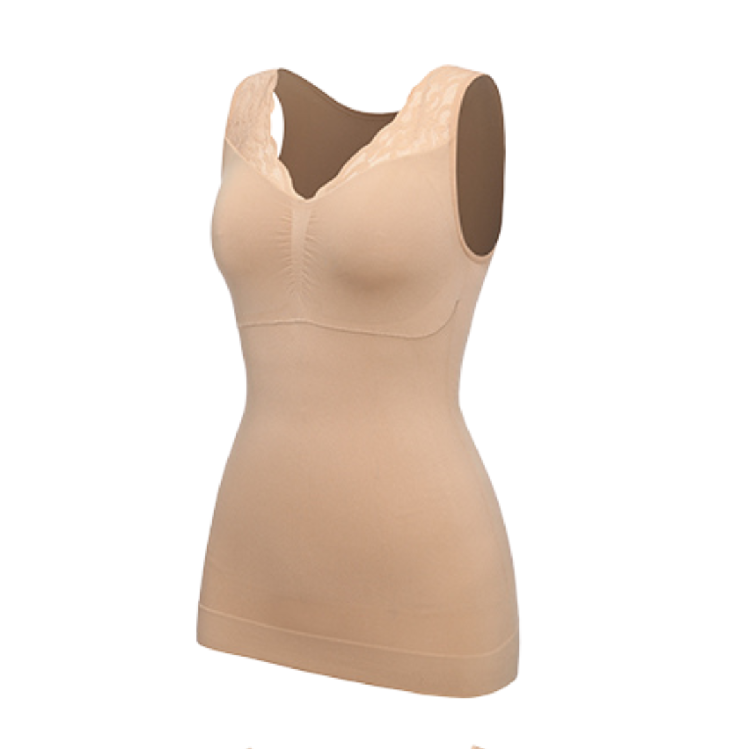 LadyFit™ Hourglass Sculpting Vest with  Built-in Bra