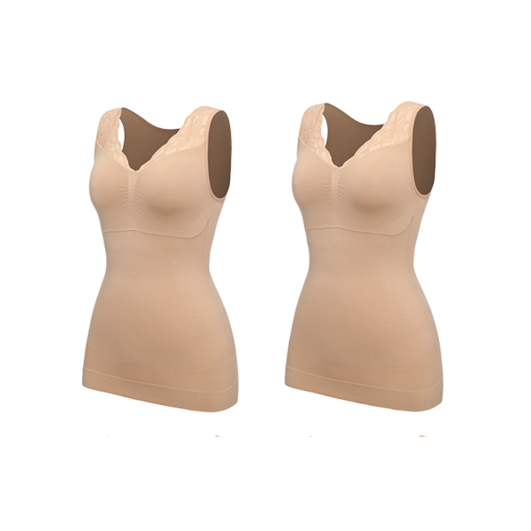 LadyFit™ Hourglass Sculpting Vest with  Built-in Bra