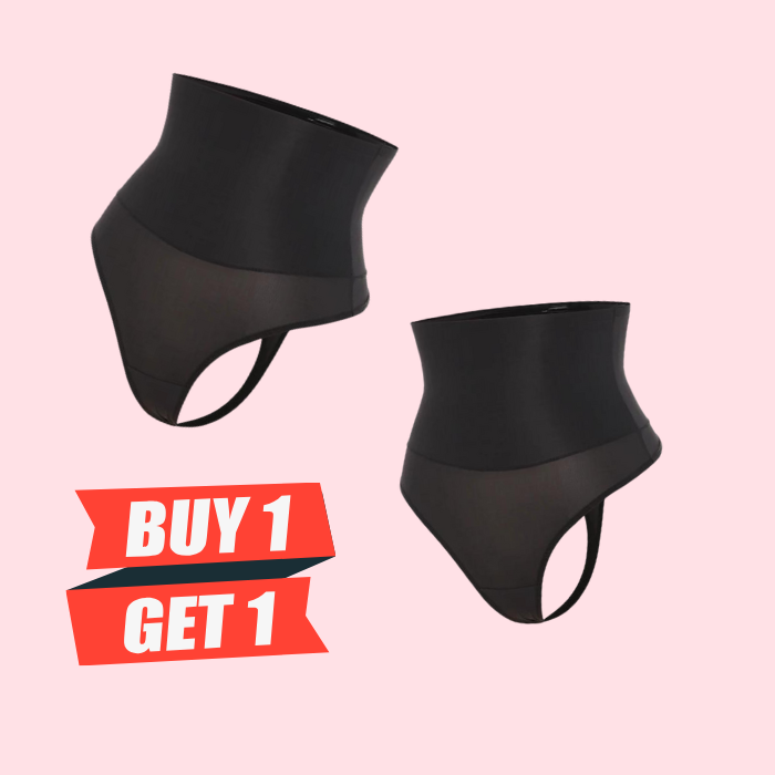 Tummy Control Thong - High Waist Butt Lift Panties (Buy 1 Get 1 Free🔥)