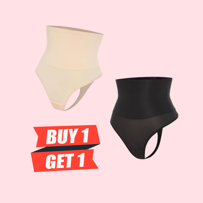 Tummy Control Thong - High Waist Butt Lift Panties (Buy 1 Get 1 Free🔥)