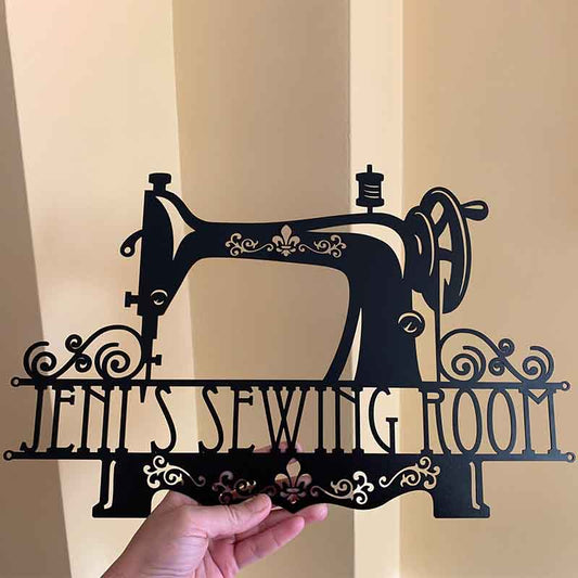 Personalized Sewing Room Metal Sign Mother's Day Gift