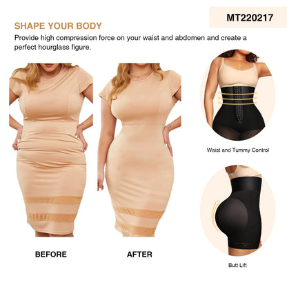 ContourCurve™ BBL Effect Buttocks Lifted Hourglass Faja Shorts