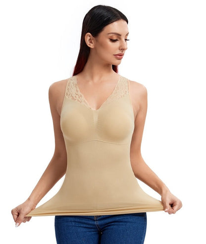 LadyFit™ Hourglass Sculpting Vest with  Built-in Bra