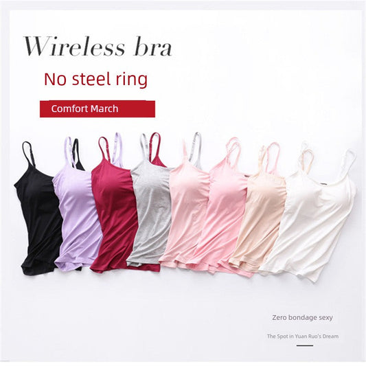 All 6 Colors - ModaChic™ Camisole tank top built bra