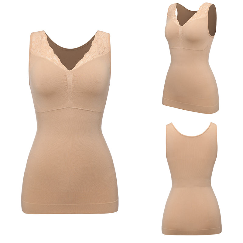 LadyFit™ Hourglass Sculpting Vest with  Built-in Bra