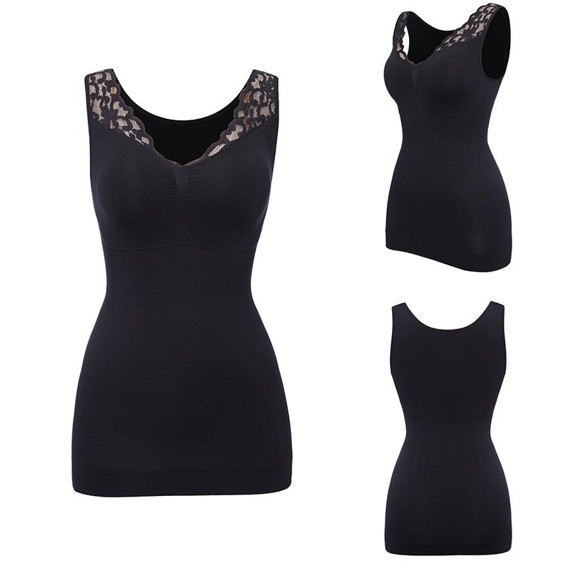 LadyFit™ Hourglass Sculpting Vest with  Built-in Bra