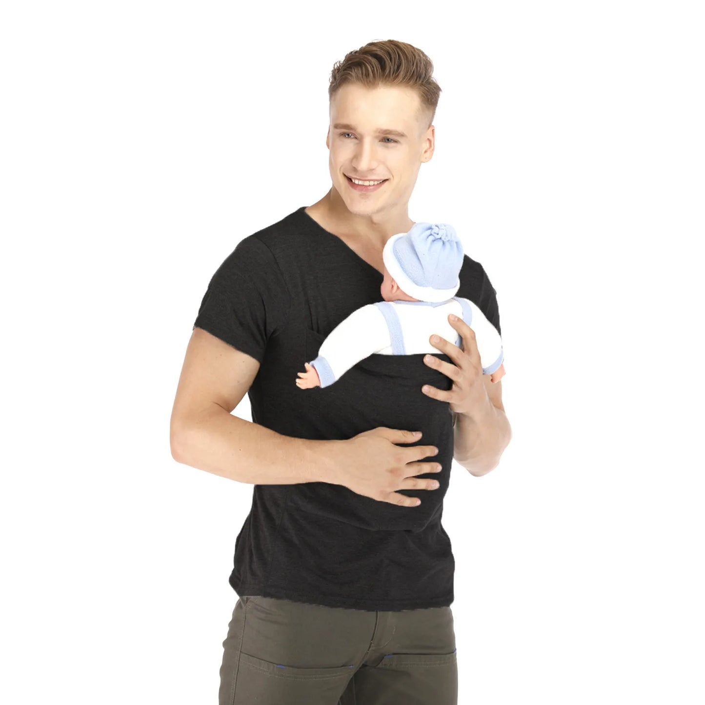 BabiLuv™ Kangaroo Dad Shirt - Baby Carrier