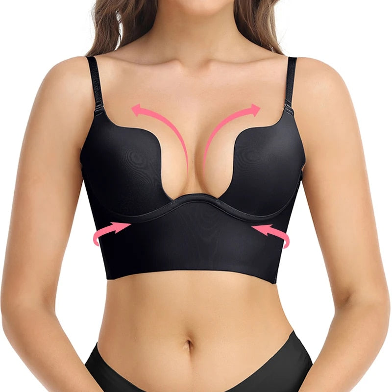 SecretPlunge™ Sexy U-shaped Backless Bra