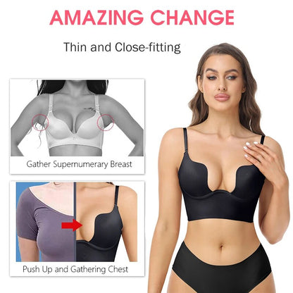 SecretPlunge™ Sexy U-shaped Backless Bra