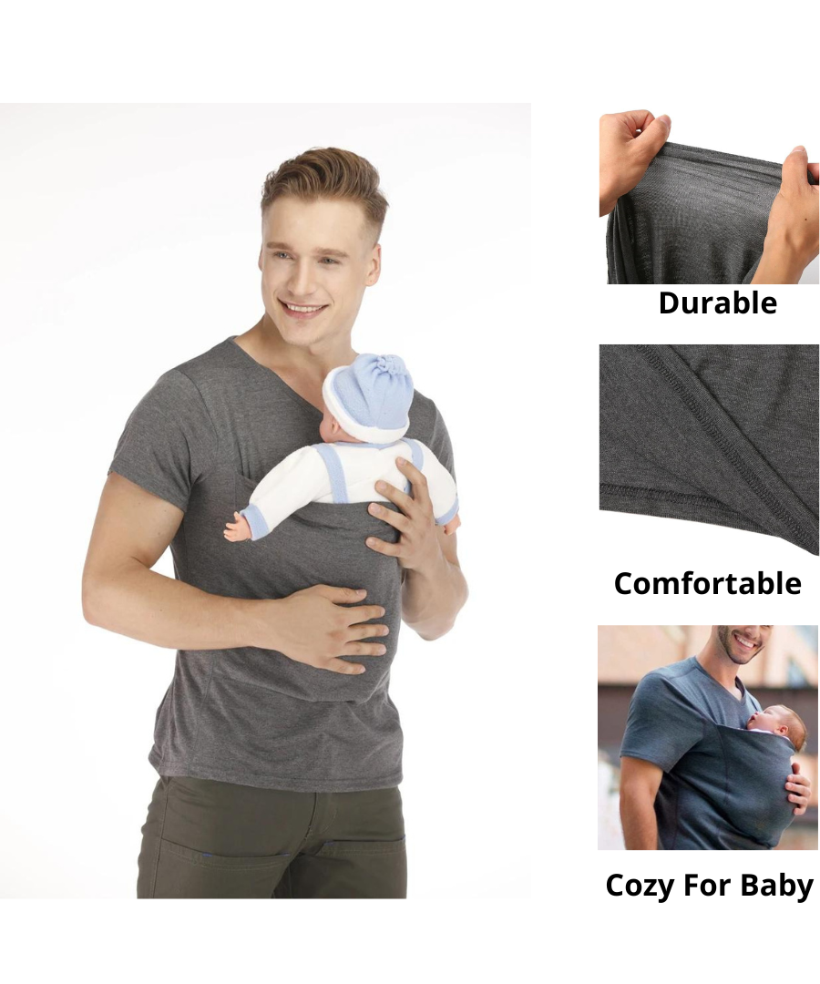 BabiLuv™ Kangaroo Dad Shirt - Baby Carrier