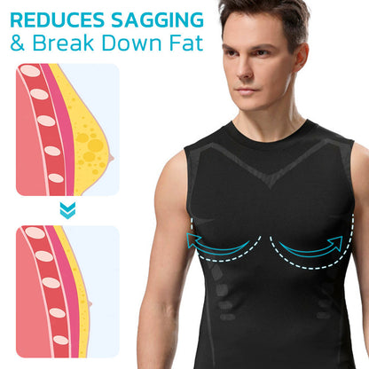 GFOUK™ HOMMEN Gynecomastia Compress Vest - Tank & Long Sleeve