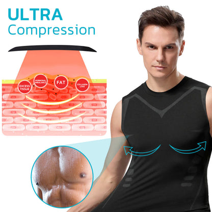 GFOUK™ HOMMEN Gynecomastia Compress Vest - Tank & Long Sleeve