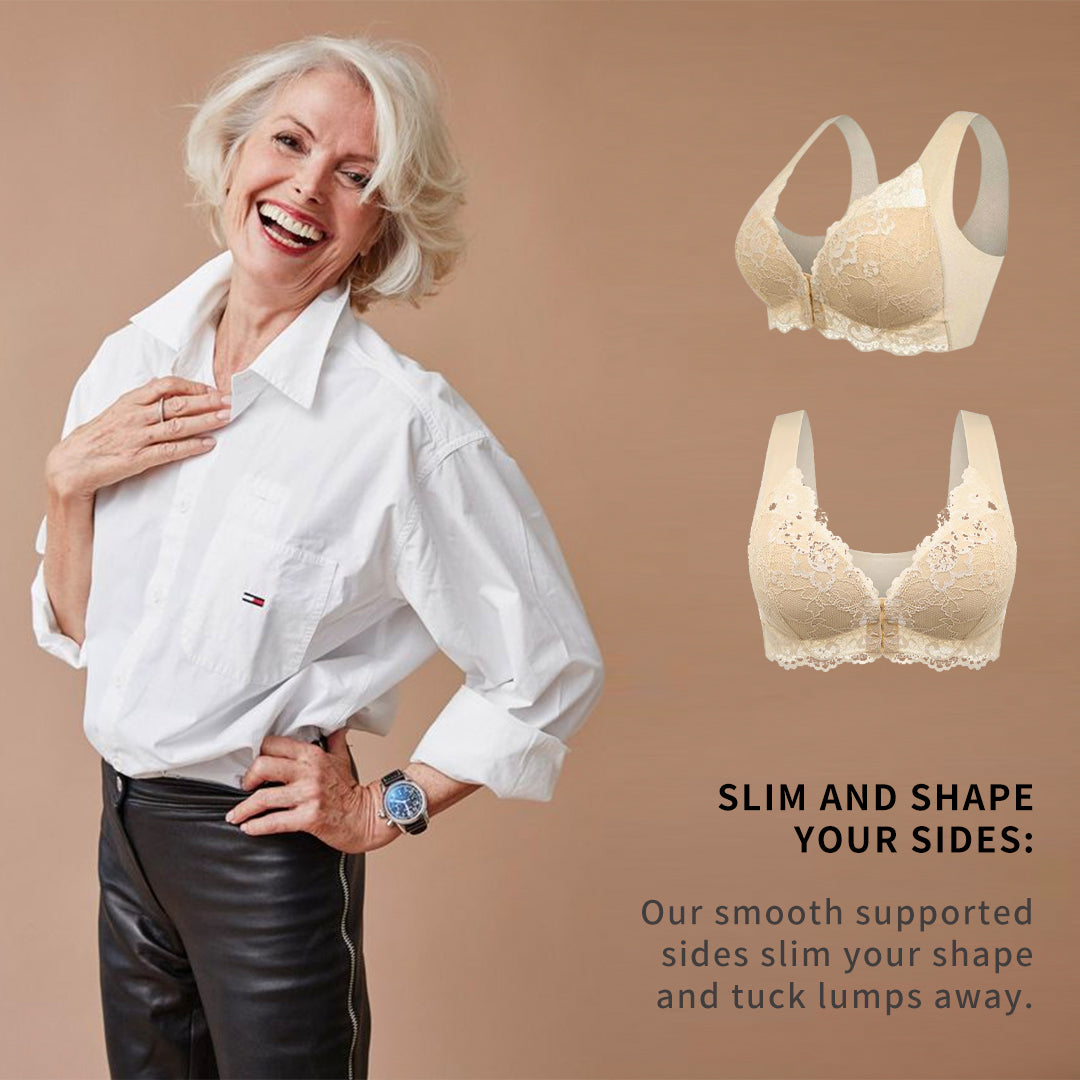 Front Closure Extra-Elastic Breathable Bra (Buy2 Get 3)