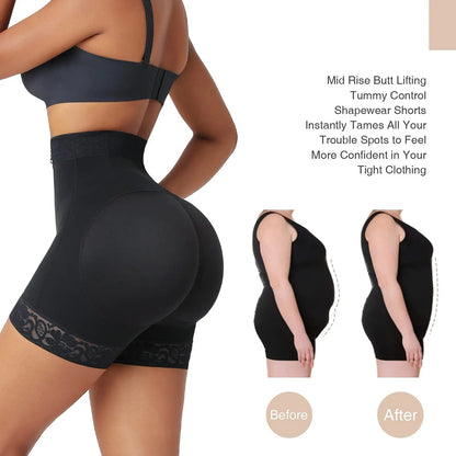 ContourCurve™ BBL Effect Buttocks Lifted Hourglass Faja Shorts