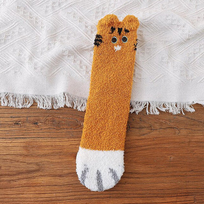 Cute Ear Cat Paw Socks For Cat Lovers