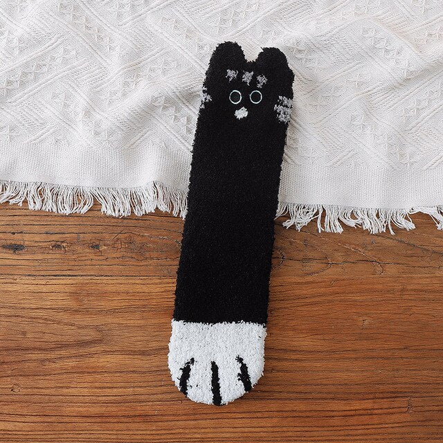 Cute Ear Cat Paw Socks For Cat Lovers