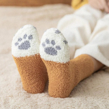 Cute Cat Paw Socks For Cat Lovers