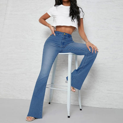 Women's tight flare jeans