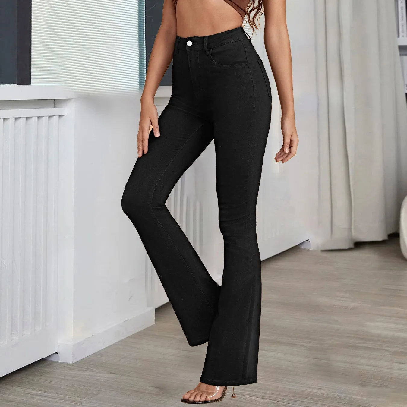 Women's tight flare jeans