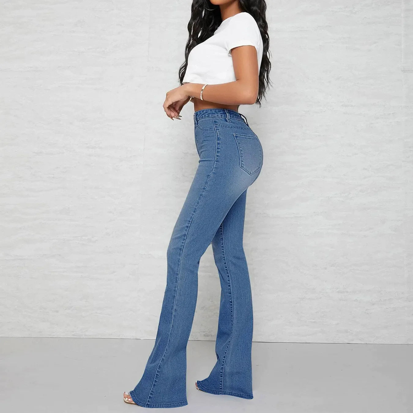 Women's tight flare jeans