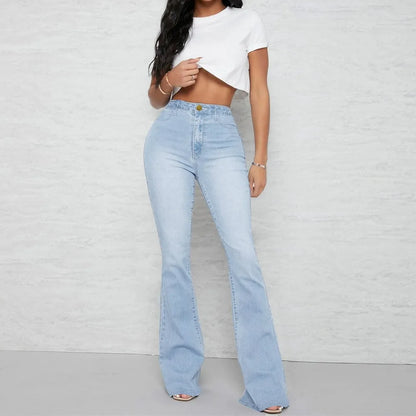 Women's tight flare jeans