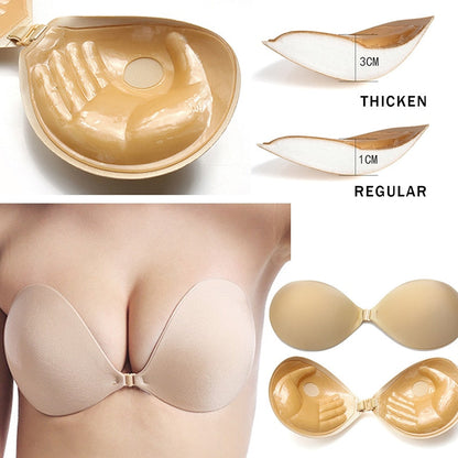 Silicone Self-Adhesive Super Push-up Invisible Bra