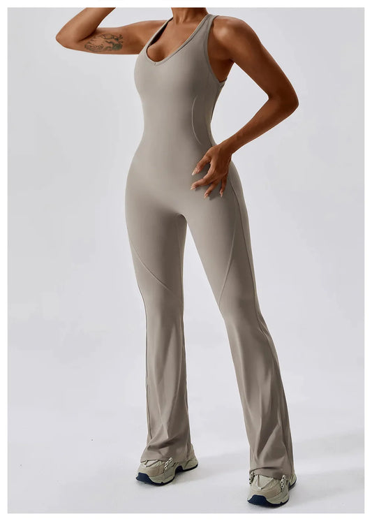 Womens jumpsuit One-Piece Yoga Set