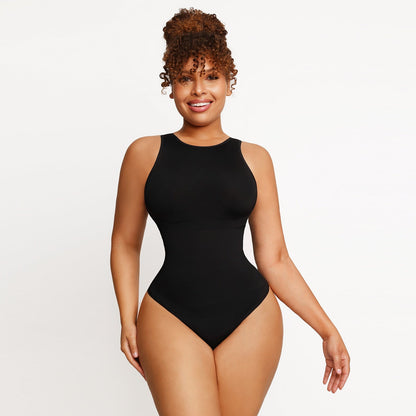 Racerback Sculpting Underwear Bodysuit - Body Sculpt Shapewear