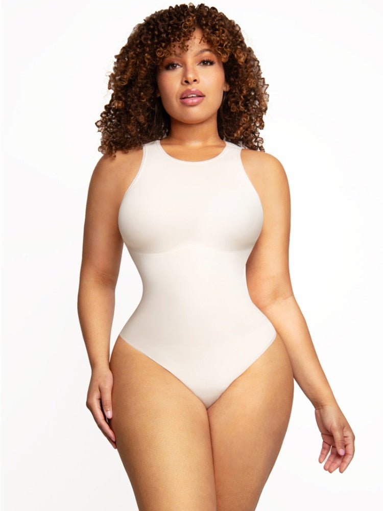 Racerback Sculpting Underwear Bodysuit - Body Sculpt Shapewear